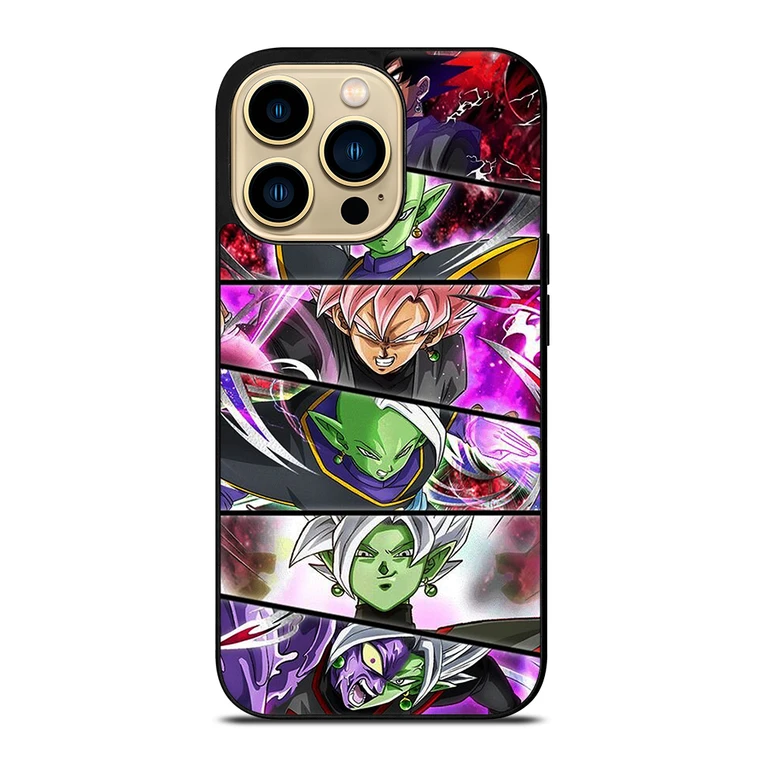 BLACK GOKU X ZAMASU DRAGON BALL iPhone 14 Pro Max Case Cover