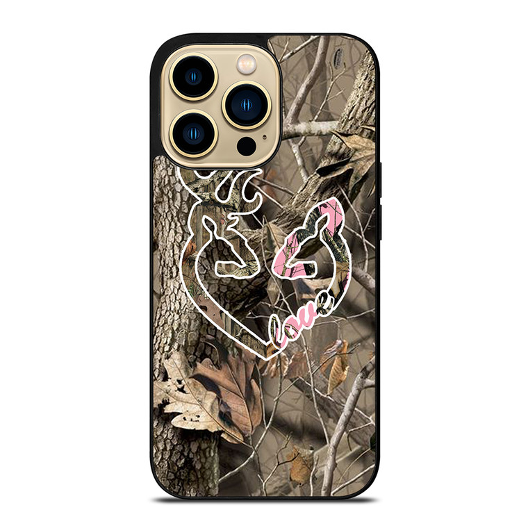 CAMO LOVE BROWNING iPhone 14 Pro Max Case Cover
