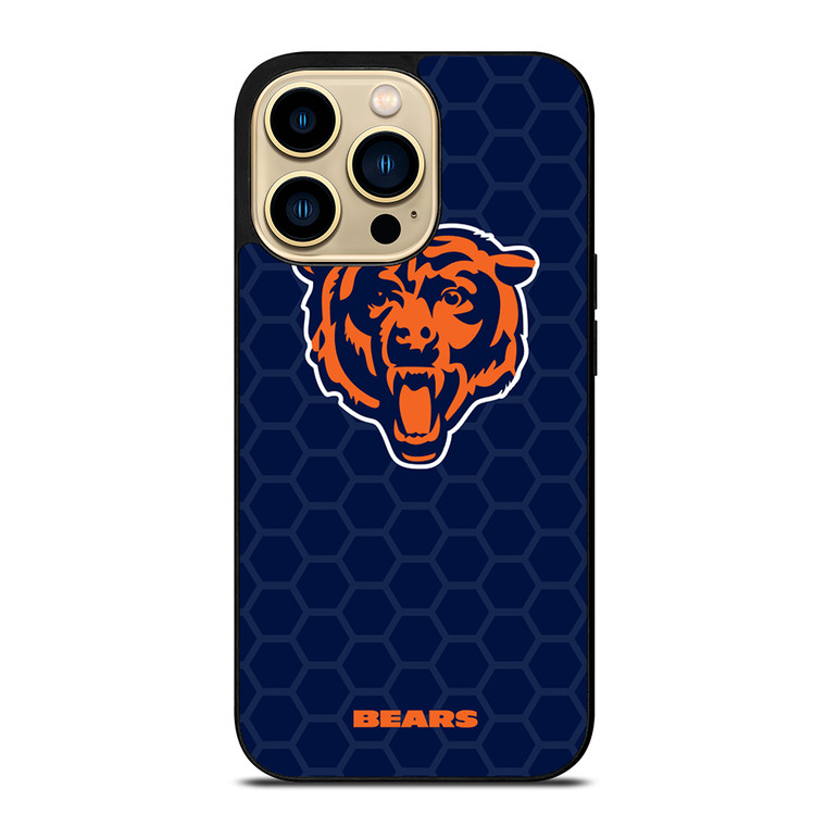 CHICAGO BEARS HEXAGON LOGO iPhone 14 Pro Max Case Cover