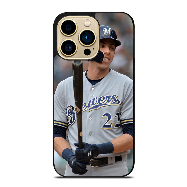 CHRISTIAN YELICH MILWAUKEE BREWERS 2 iPhone 14 Pro Max Case Cover