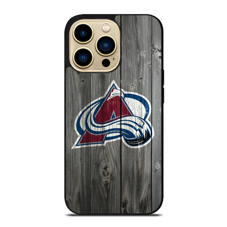 COLORADO AVALANCHE WOODEN iPhone 14 Pro Max Case Cover COLORADO AVALANCHE WOODEN iPhone 14 Pro Max Case Cover