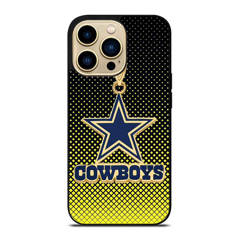 DALLAS COWBOYS LOGO GOLD iPhone 14 Pro Max Case Cover