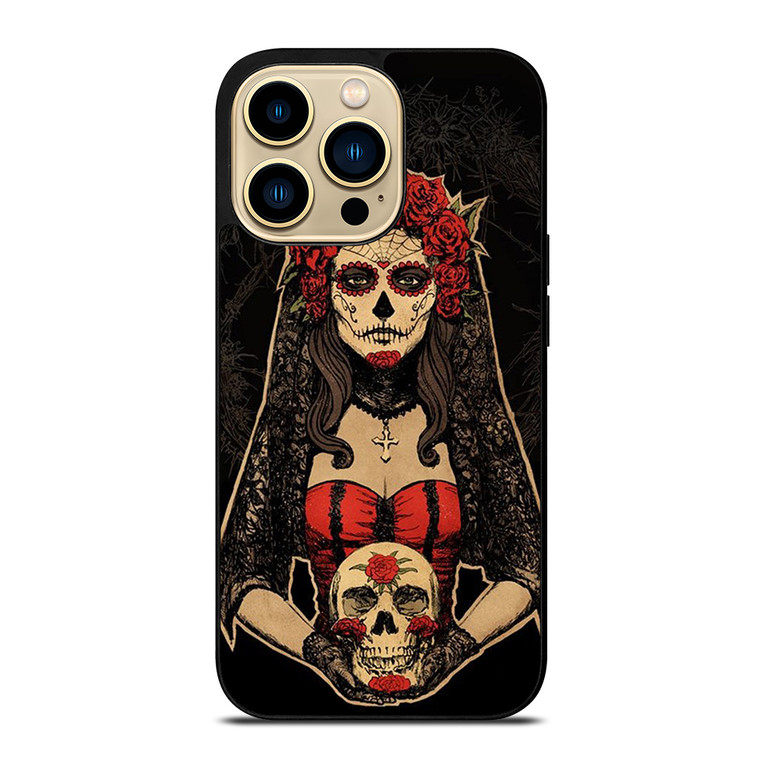 DAY OF THE DEAD ART iPhone 14 Pro Max Case Cover DAY OF THE DEAD ART iPhone 14 Pro Max Case Cover