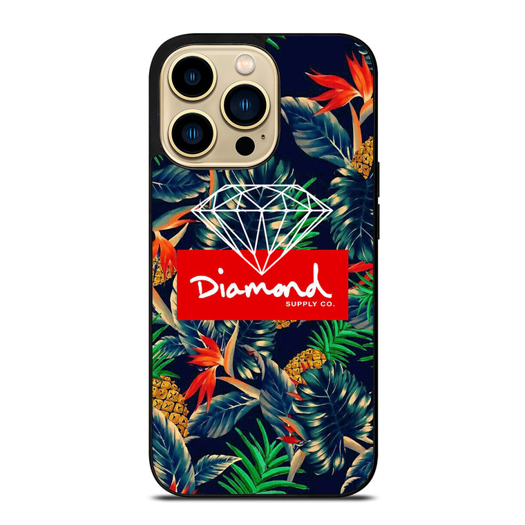 DIAMOND SUPPLY CO FLORAL LOGO iPhone 14 Pro Max Case Cover