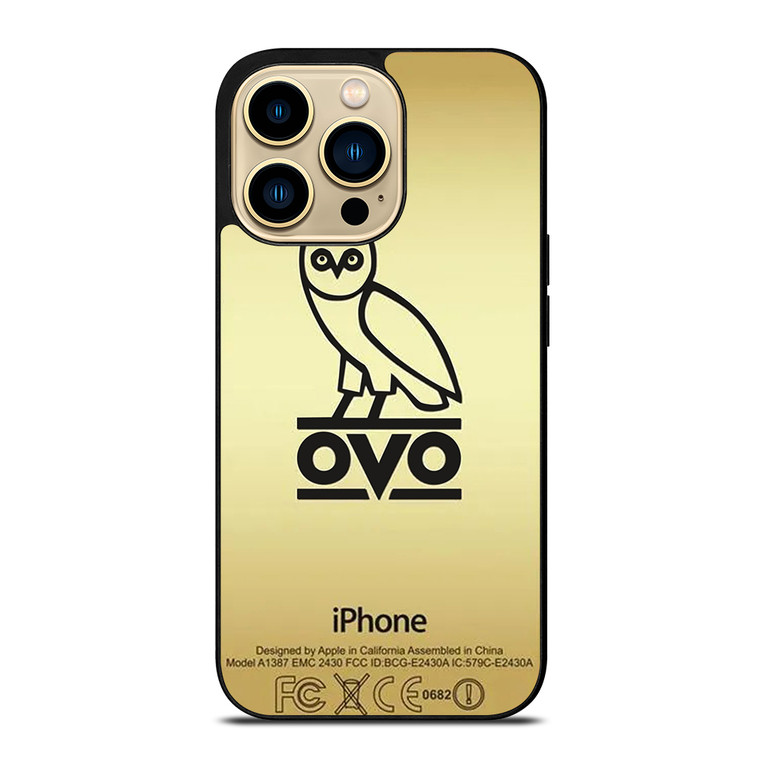 DRAKE OVOXO GOLD iPhone 14 Pro Max Case Cover