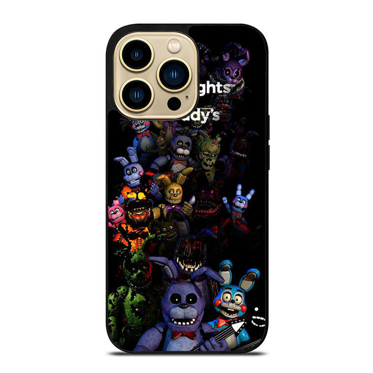 FIVE NIGHTS AT FREDDY'S ALL CHARACTERS iPhone 14 Pro Max Case Cover