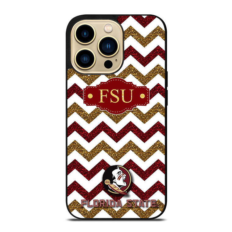 FLORIDA STATE GLITTER LOGO iPhone 14 Pro Max Case Cover