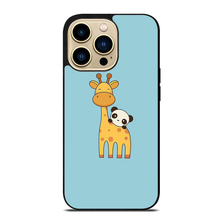 GIRAFFE AND PANDA iPhone 14 Pro Max Case Cover GIRAFFE AND PANDA iPhone 14 Pro Max Case Cover