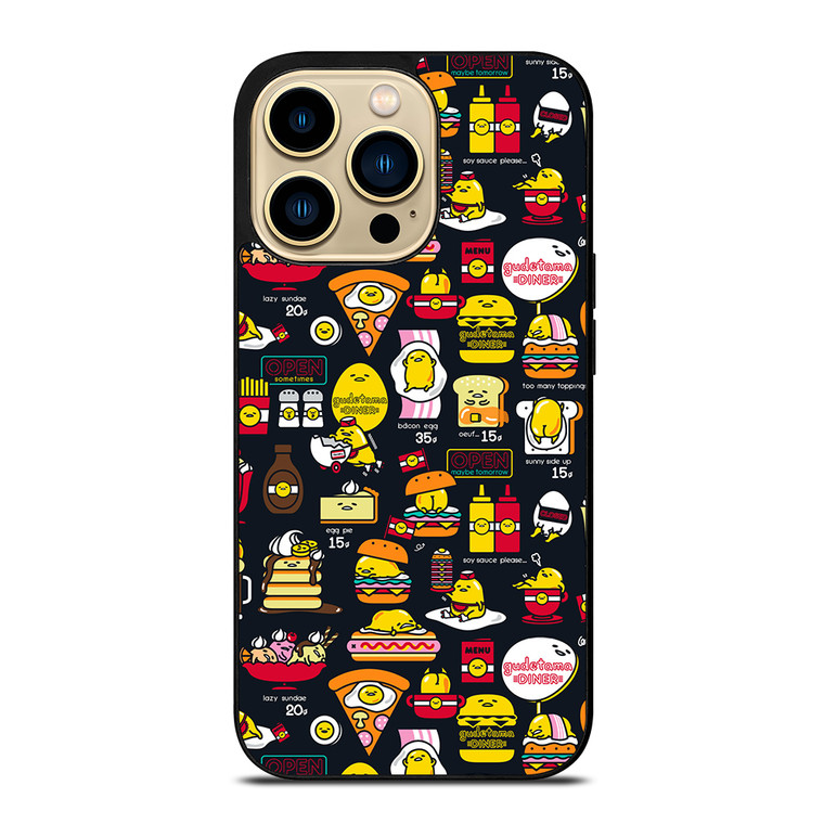 GUDETAMA LAZY EGG COLLAGE iPhone 14 Pro Max Case Cover