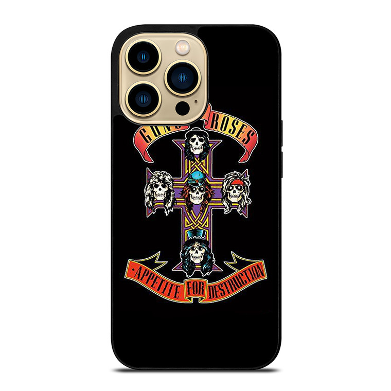GUNS N' ROSES APPETITE LOGO iPhone 14 Pro Max Case Cover