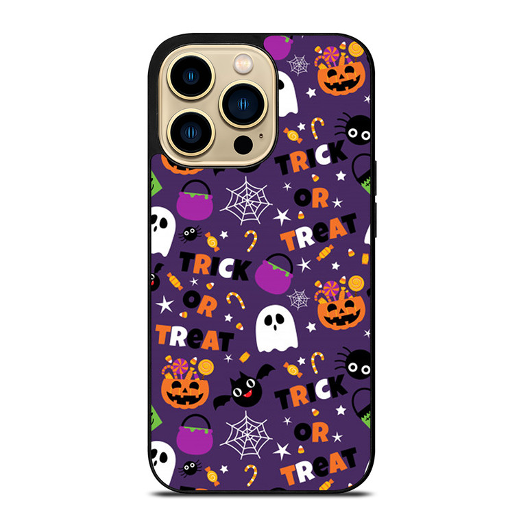 HALLOWEEN WITCH PUMPKIN PATTERN 2 iPhone 14 Pro Max Case Cover