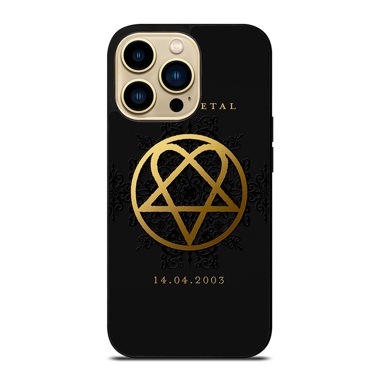 HIM BAND GOLD LOGO iPhone 14 Pro Max Case Cover