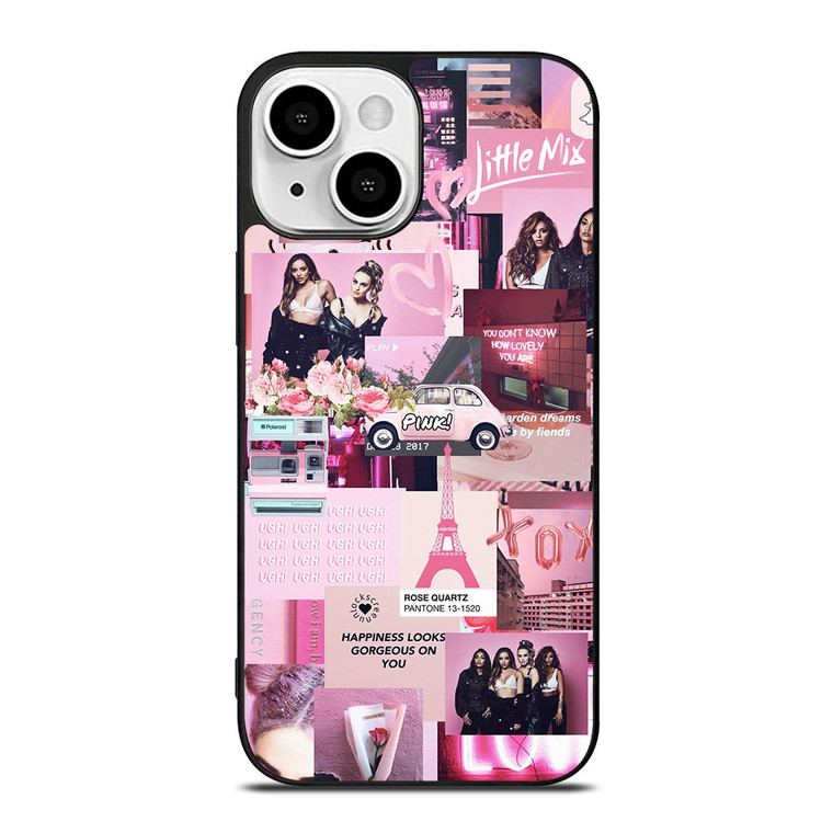 LITTLE MIX PINK COLLAGE iPhone 13 Mini Case Cover LITTLE MIX PINK COLLAGE iPhone 13 Mini Case Cover
