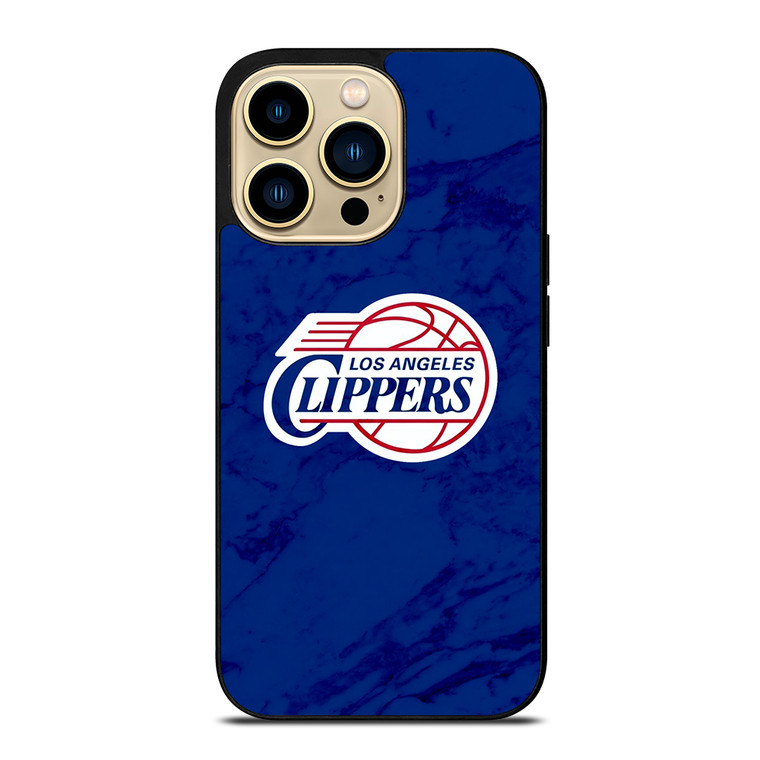 LOS ANGELES CLIPPERS MARBLE LOGO iPhone 14 Pro Max Case Cover