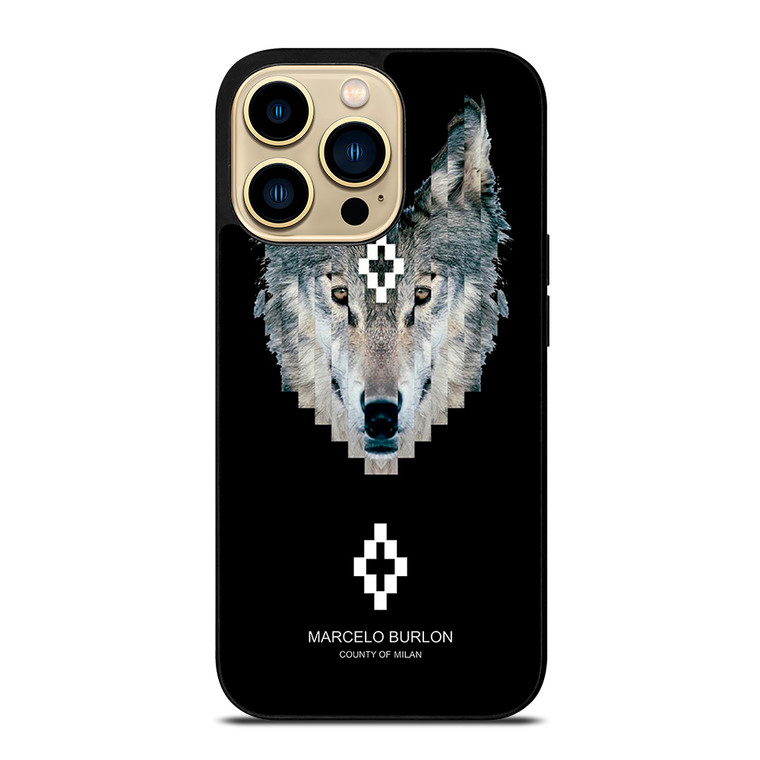 MARCELO BURLON WOLF iPhone 14 Pro Max Case Cover