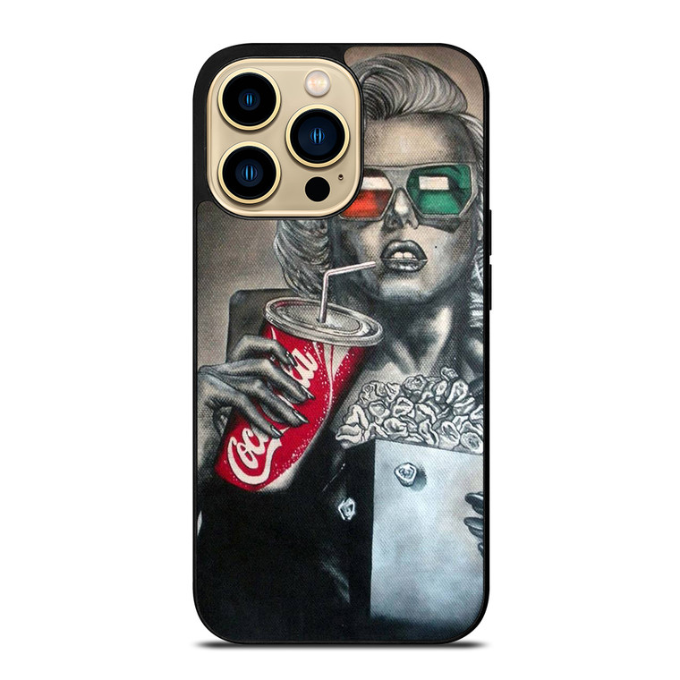 MARILYN MONROE COLA iPhone 14 Pro Max Case Cover