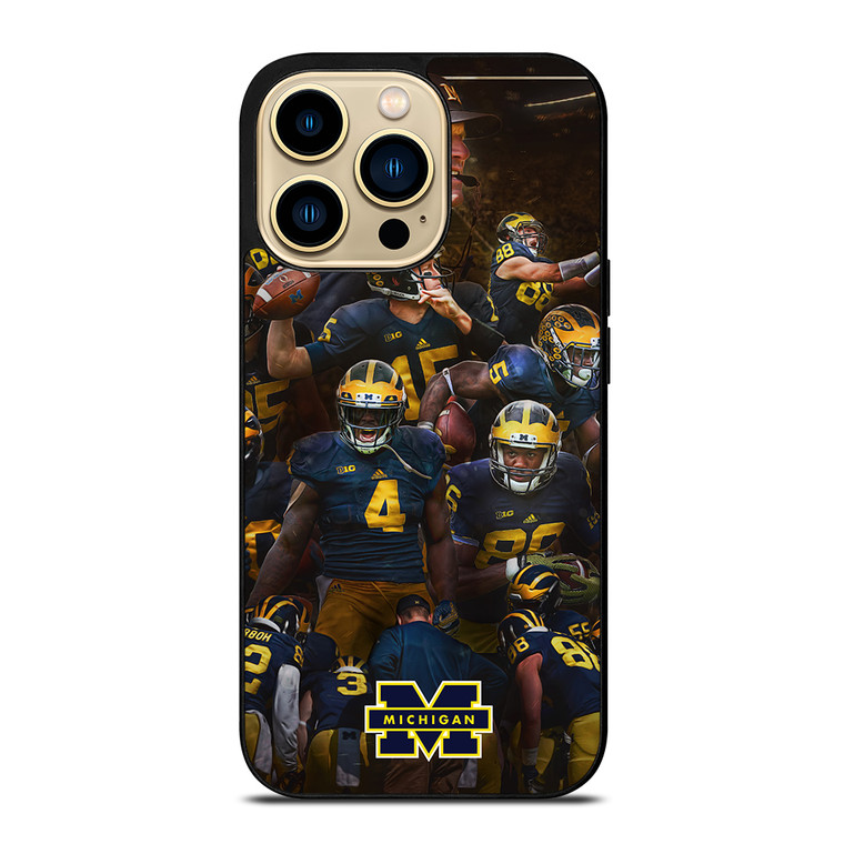 MICHIGAN WOLVERINES SQUAD iPhone 14 Pro Max Case Cover