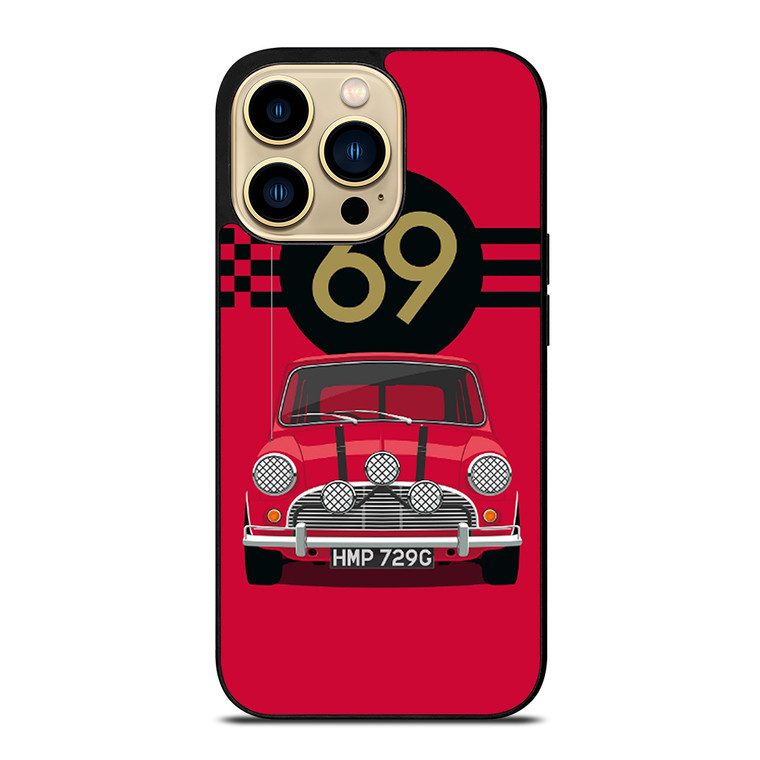 MINI COOPER RED 69 iPhone 14 Pro Max Case Cover