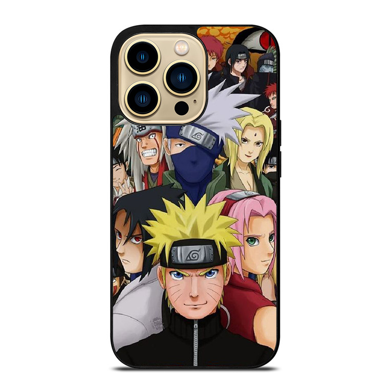 NARUTO ALL CHARACTERS ANIME 2 iPhone 14 Pro Max Case Cover