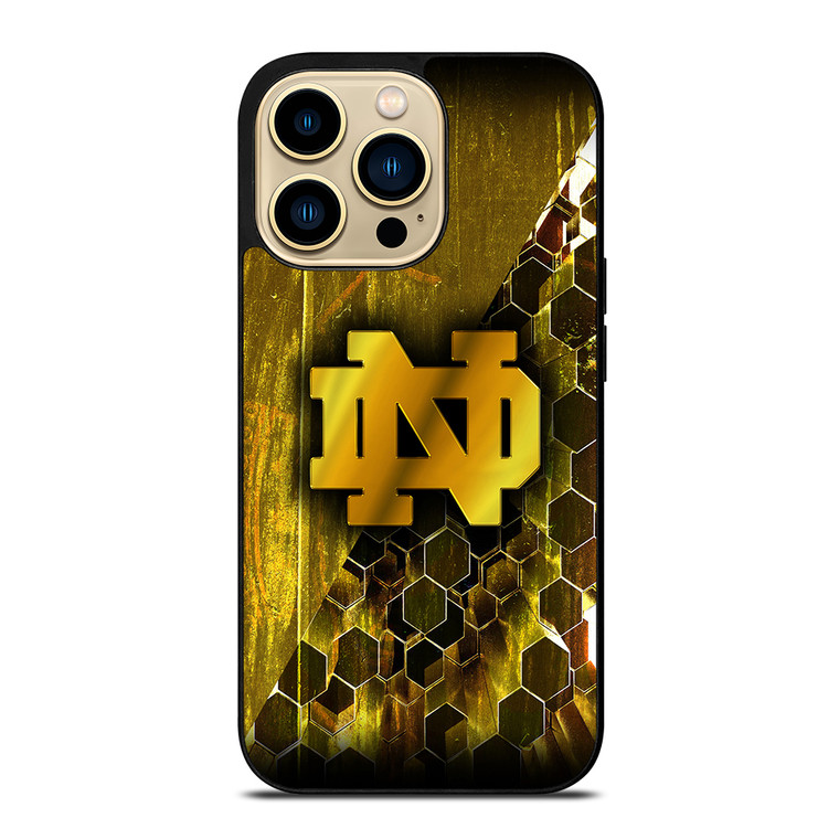 NOTRE DAME GOLD iPhone 14 Pro Max Case Cover