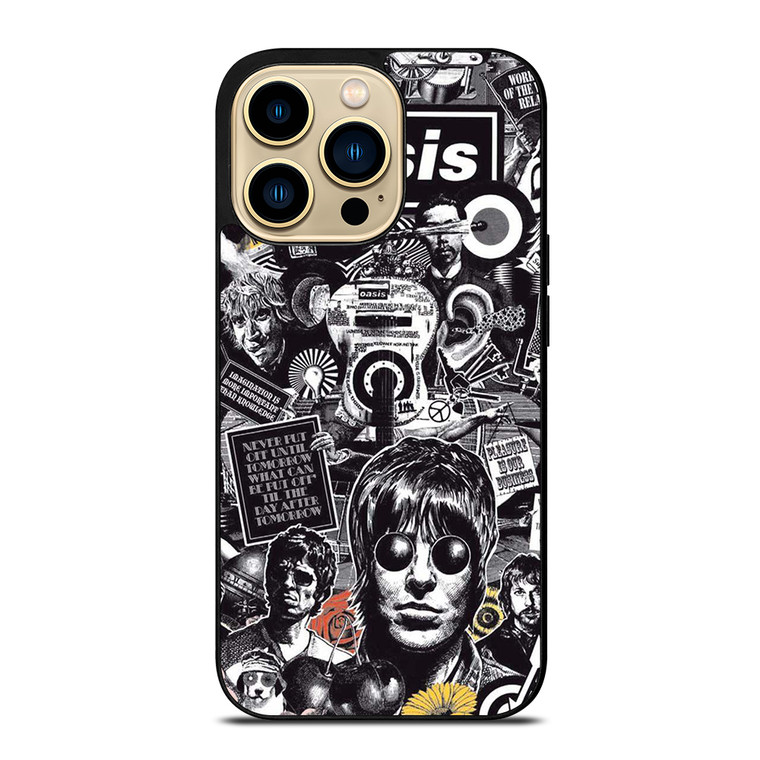 OASIS BAND COLLAGE iPhone 14 Pro Max Case Cover
