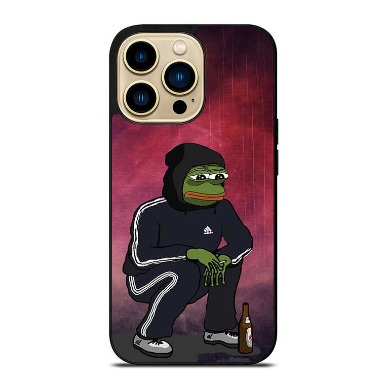 PEPE THE SMUG SAD iPhone 14 Pro Max Case Cover