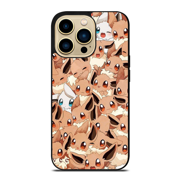 POKEMON EEVEE BABY COLLAGE iPhone 14 Pro Max Case Cover