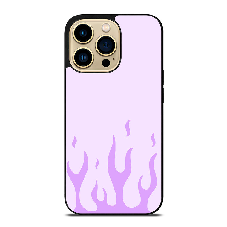 PURPLE FLAME iPhone 14 Pro Max Case Cover
