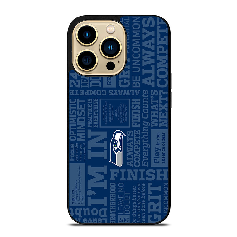 SEATTLE SEAHAWKS MANTRA iPhone 14 Pro Max Case Cover SEATTLE SEAHAWKS MANTRA iPhone 14 Pro Max Case Cover
