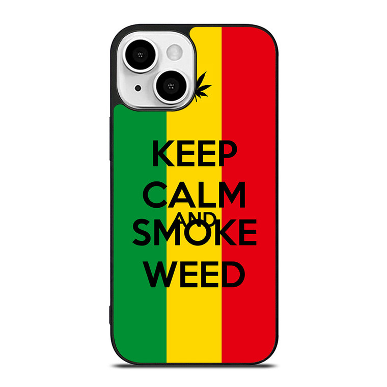 KEEP CALM AND SMOKE WEED 2 iPhone 13 Mini Case Cover
