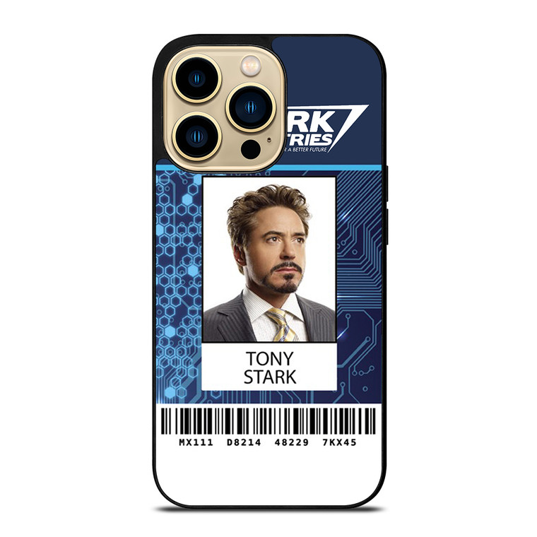 STARK INDUSTRIES ID CARD iPhone 14 Pro Max Case Cover