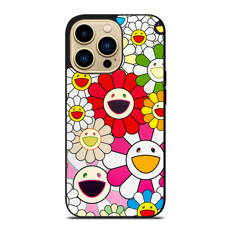 TAKASHI MURAKAMI FLOWERS 5 iPhone 14 Pro Max Case Cover