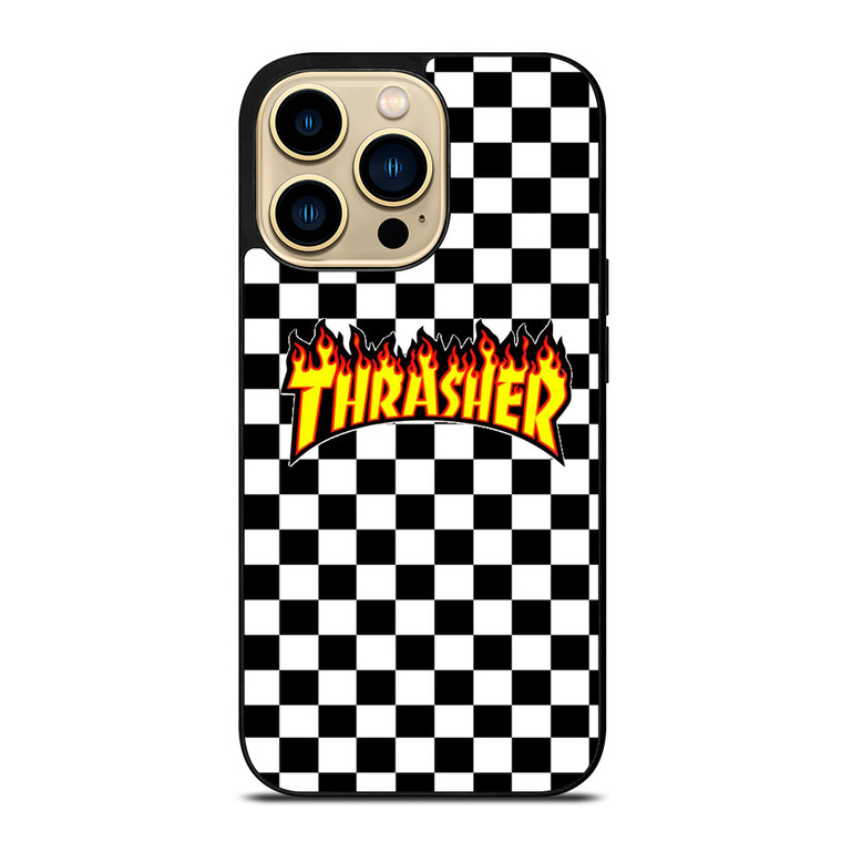THRASER BLACK WHITE iPhone 14 Pro Max Case Cover