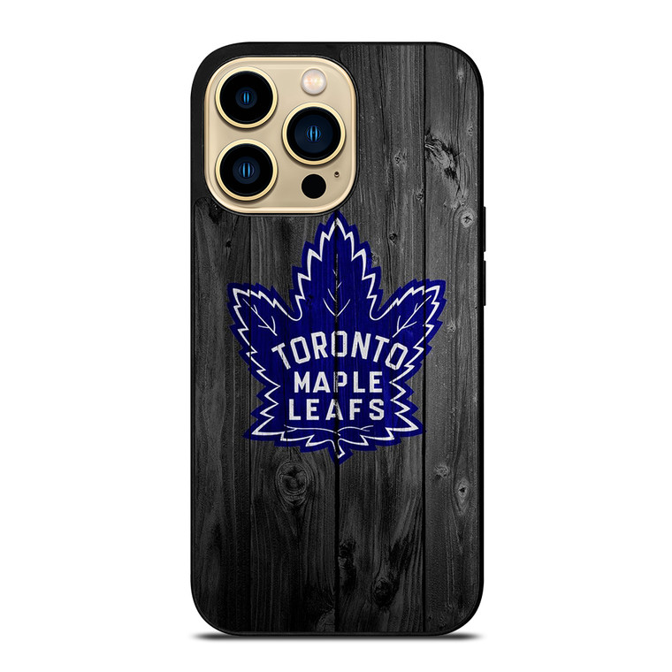 TORONTO MAPLE LEAFS WOODEN iPhone 14 Pro Max Case Cover