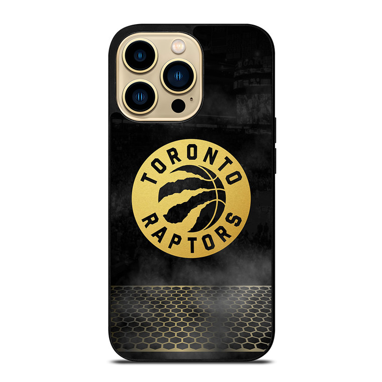 TORONTO RAPTORS LOGO GOLD iPhone 14 Pro Max Case Cover