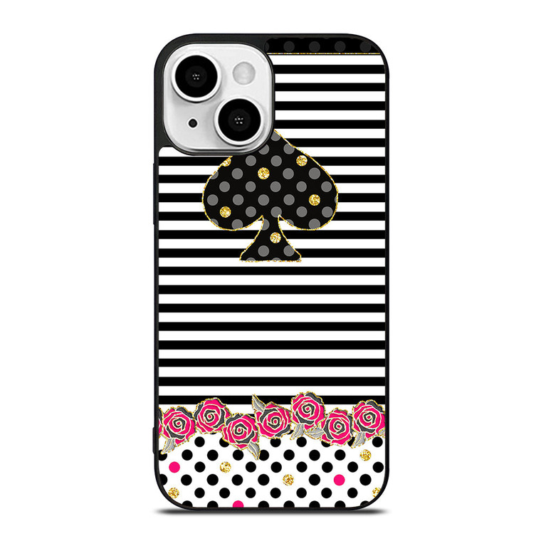 KATE SPADE PATTERN LOGO iPhone 13 Mini Case Cover