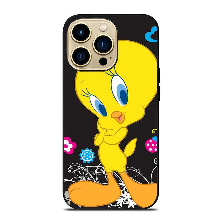 TWEETY BIRD FLORAL 2 iPhone 14 Pro Max Case Cover