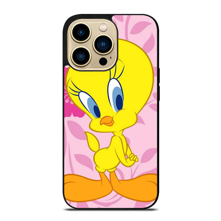 TWEETY BIRD FLORAL iPhone 14 Pro Max Case Cover