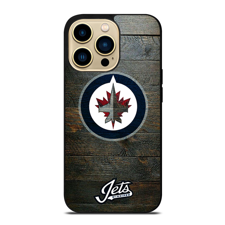 WINNIPEG JETS WOODEN iPhone 14 Pro Max Case Cover