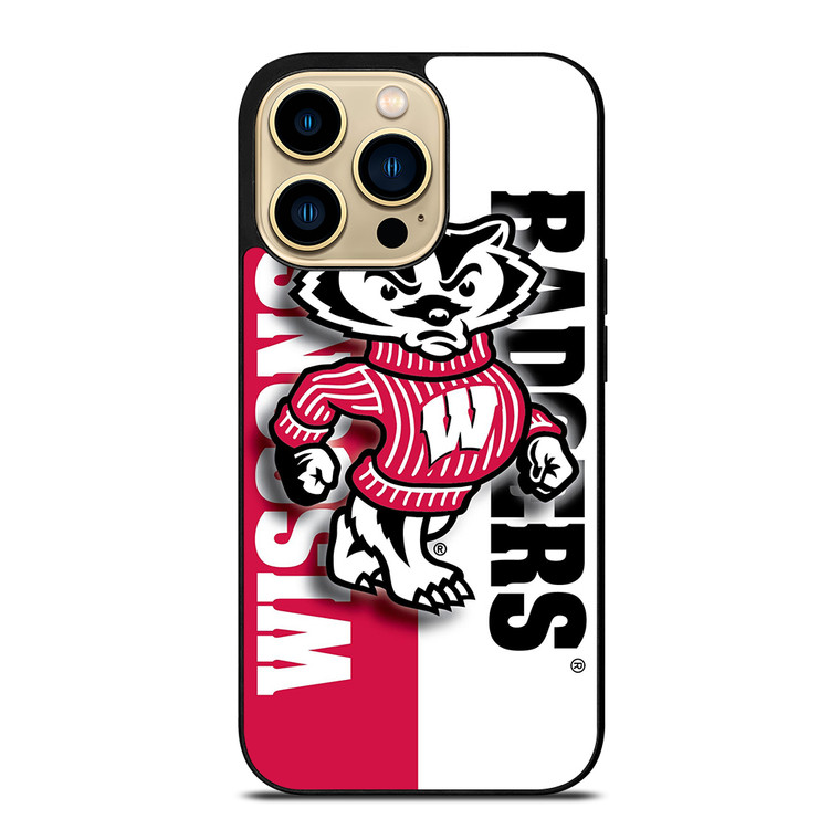 WISCONSIN BADGERS LOGO NEW iPhone 14 Pro Max Case Cover