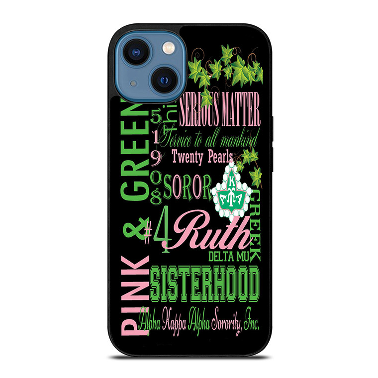 ALPHA KAPPA ALPHA 1 iPhone 14 Case Cover
