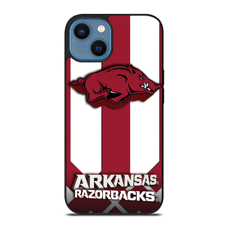 ARKANSAS RAZORBACKS LOGO iPhone 14 Case Cover