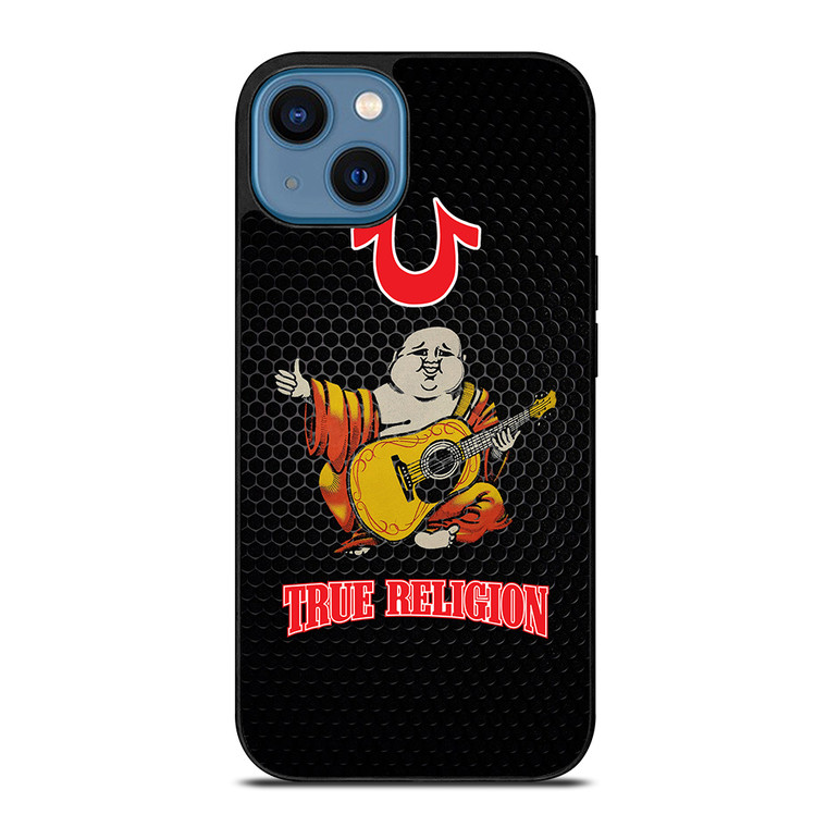 BIG BUDDHA TRUE RELIGION METAL LOGO iPhone 14 Case Cover