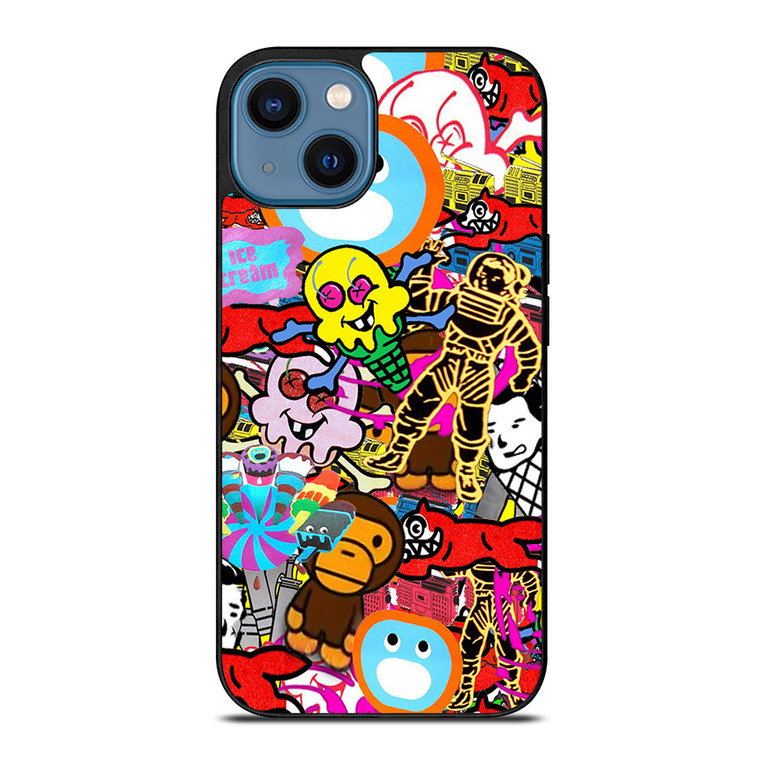 BILLIONAIRE BOYS CLUB COLLAGE iPhone 14 Case Cover