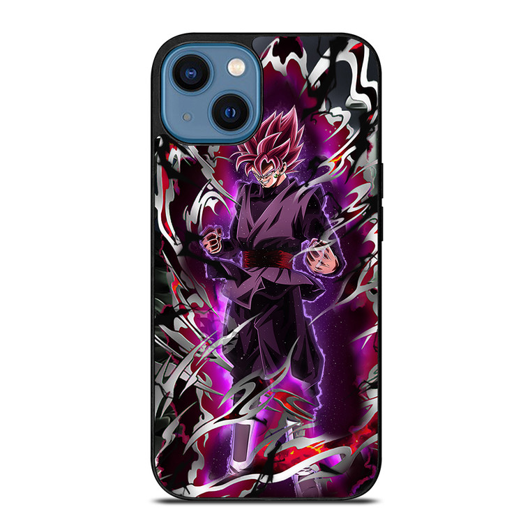 BLACK GOKU SUPER SAIYAN ROSE iPhone 14 Case Cover