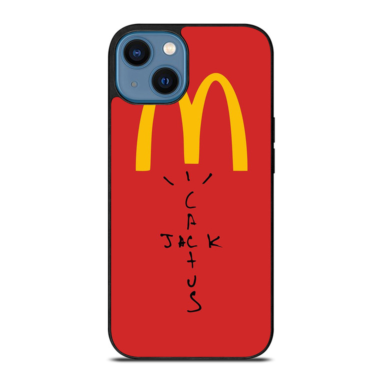 CACTUS JACK TRAVIS SCOTT MCDONALD'S LOGO iPhone 14 Case Cover