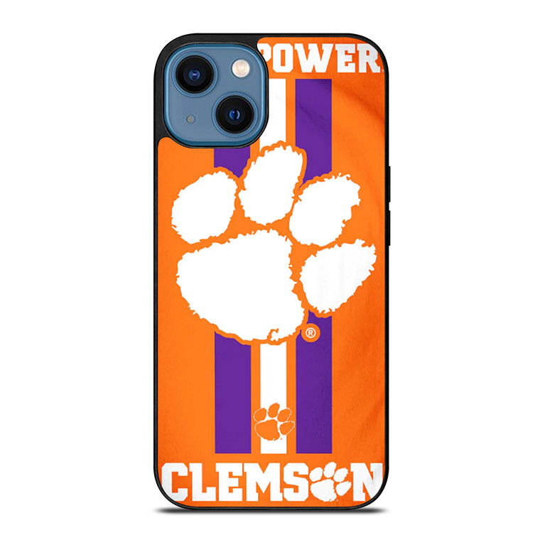 CLEMSON TIGERS PAW iPhone 14 Case Cover
