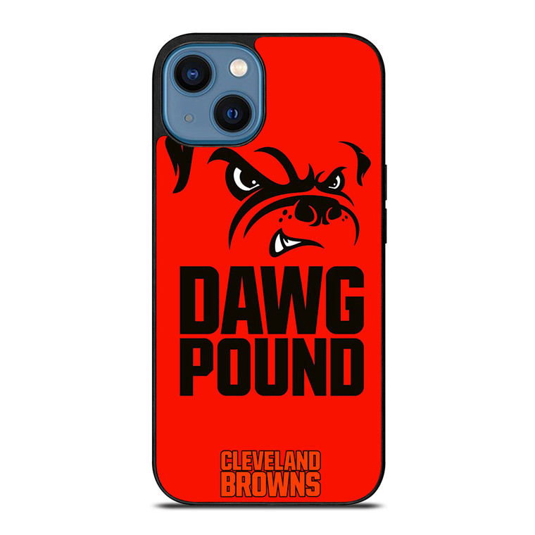 CLEVELAND BROWNS DAWG iPhone 14 Case Cover CLEVELAND BROWNS DAWG iPhone 14 Case Cover
