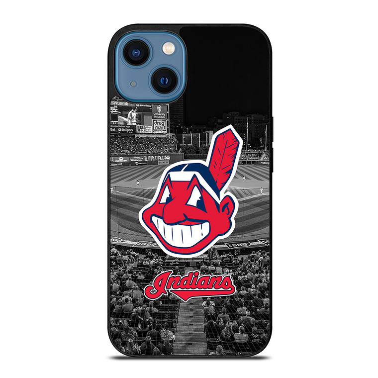 CLEVELAND INDIANS MLB ICON iPhone 14 Case Cover