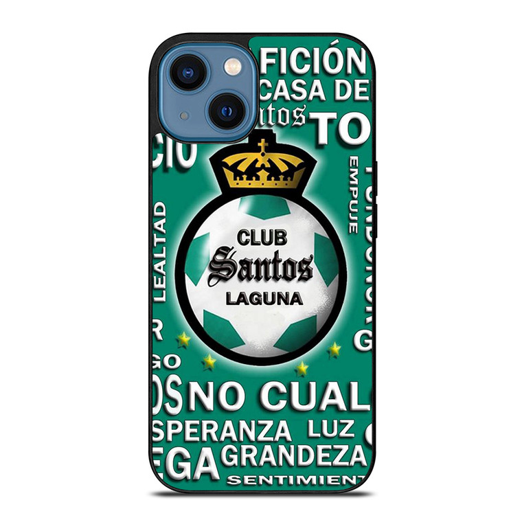 CLUB SANTOS LAGUNA FOOTBALL LOGO 2 iPhone 14 Case Cover